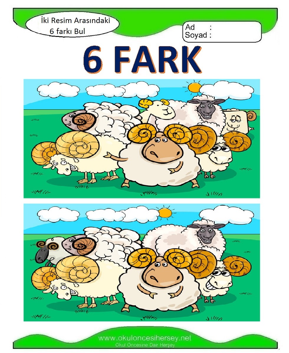 İki Resim Arasındaki Farkı Bul