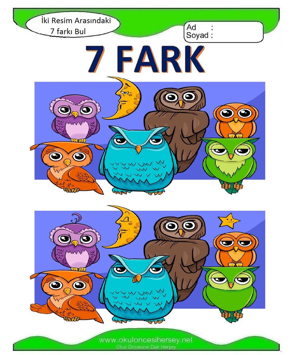 İki Resim Arasındaki Farkı Bul