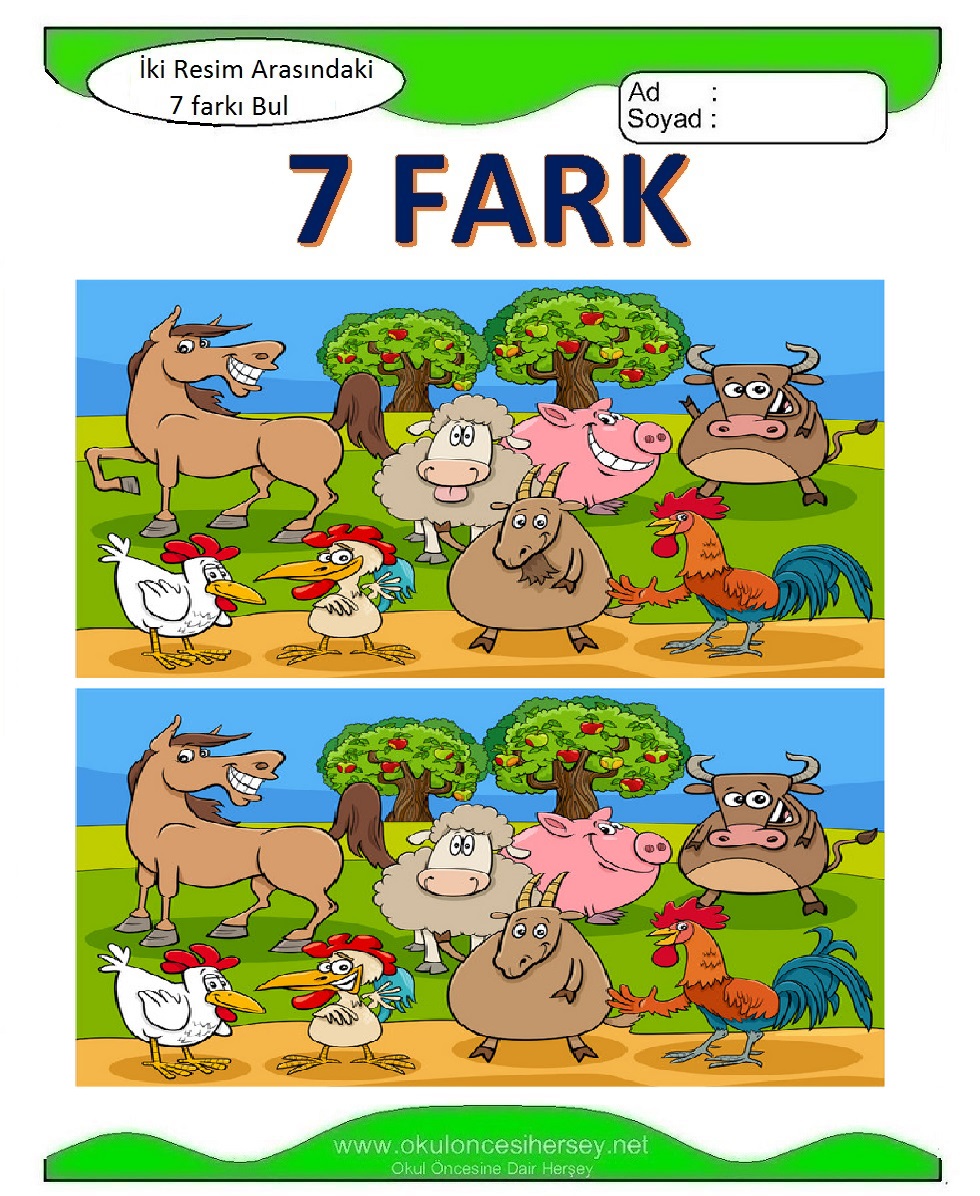 İki Resim Arasındaki Farkı Bul