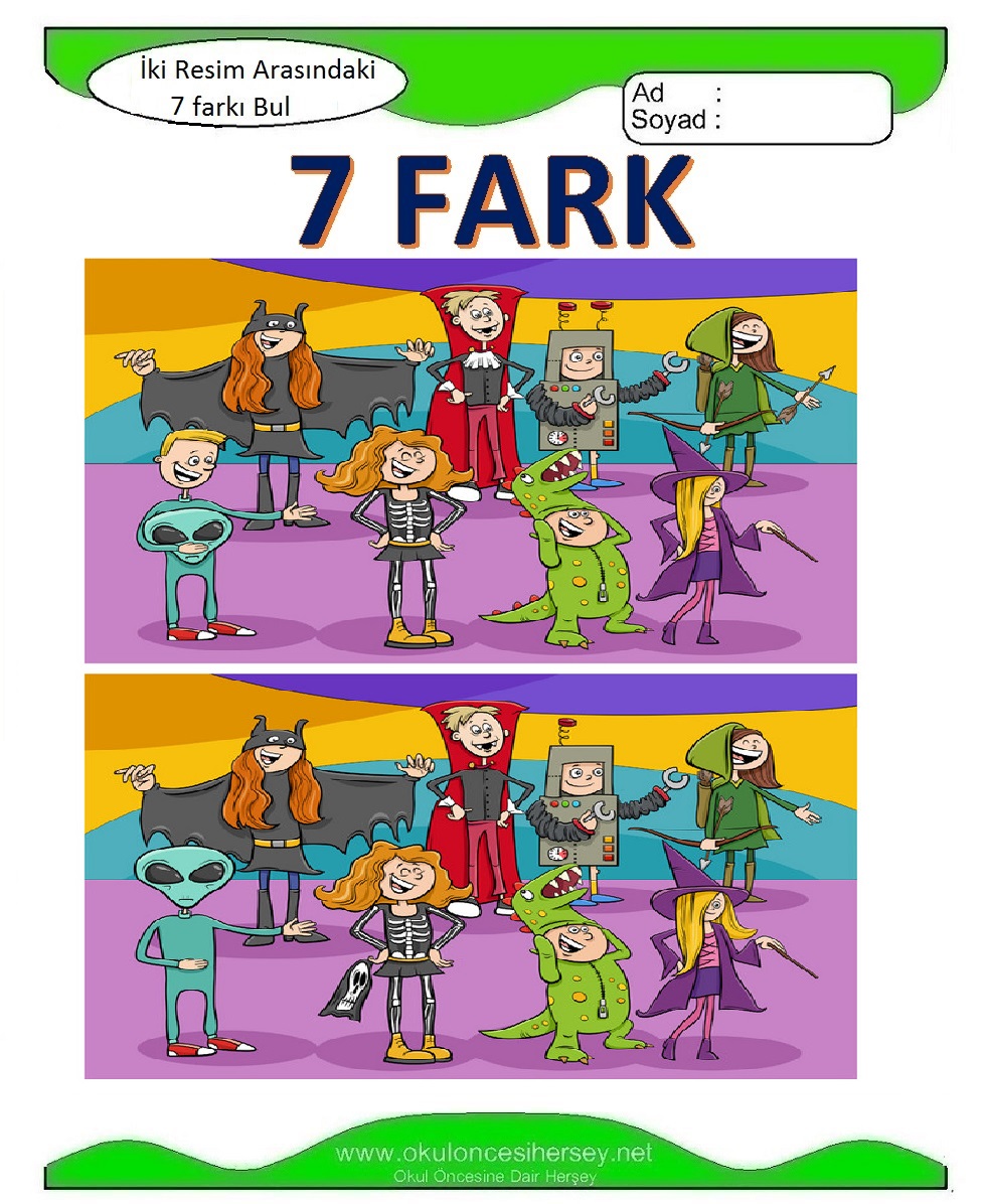 İki Resim Arasındaki Farkı Bul