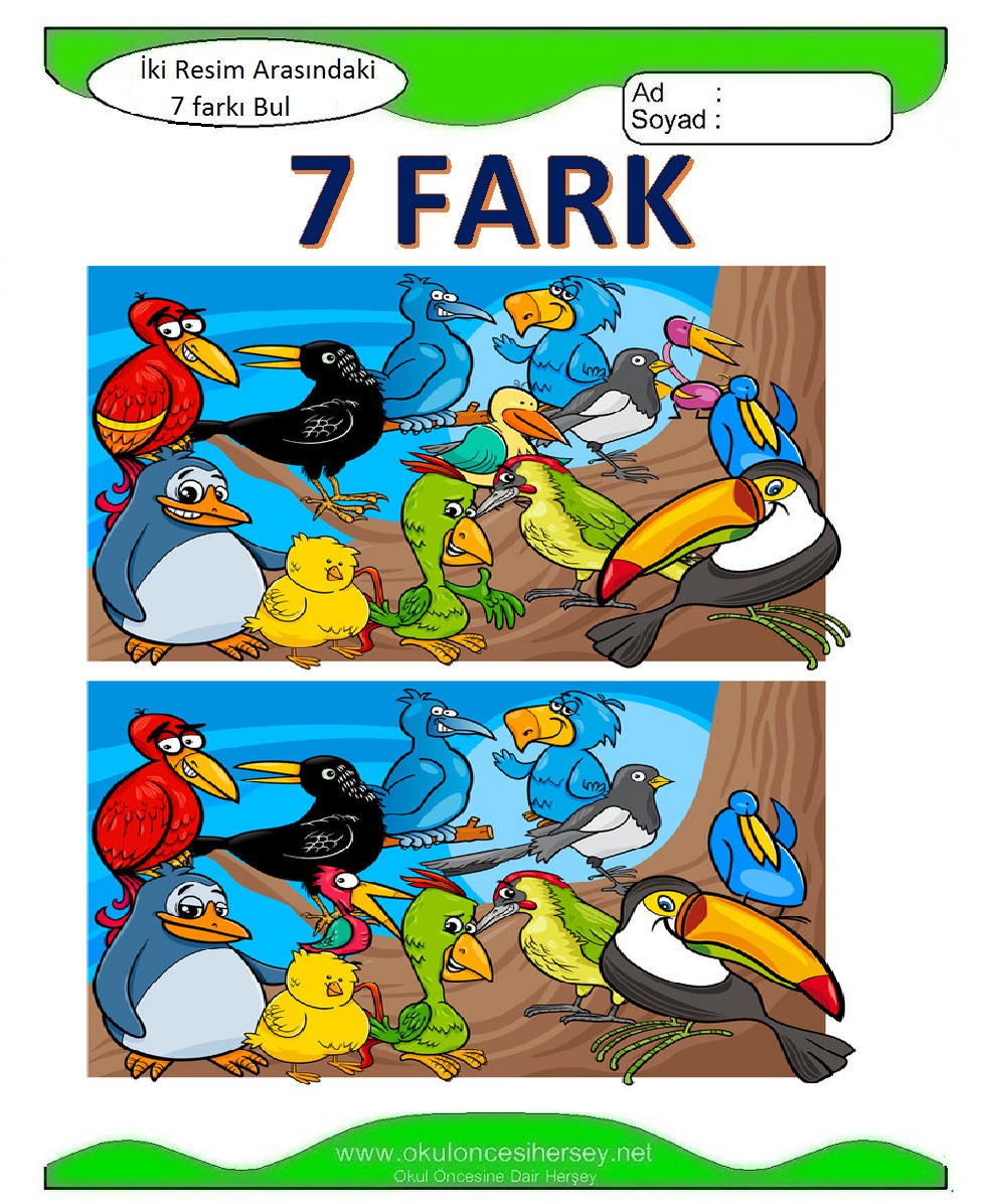 İki Resim Arasındaki Farkı Bul
