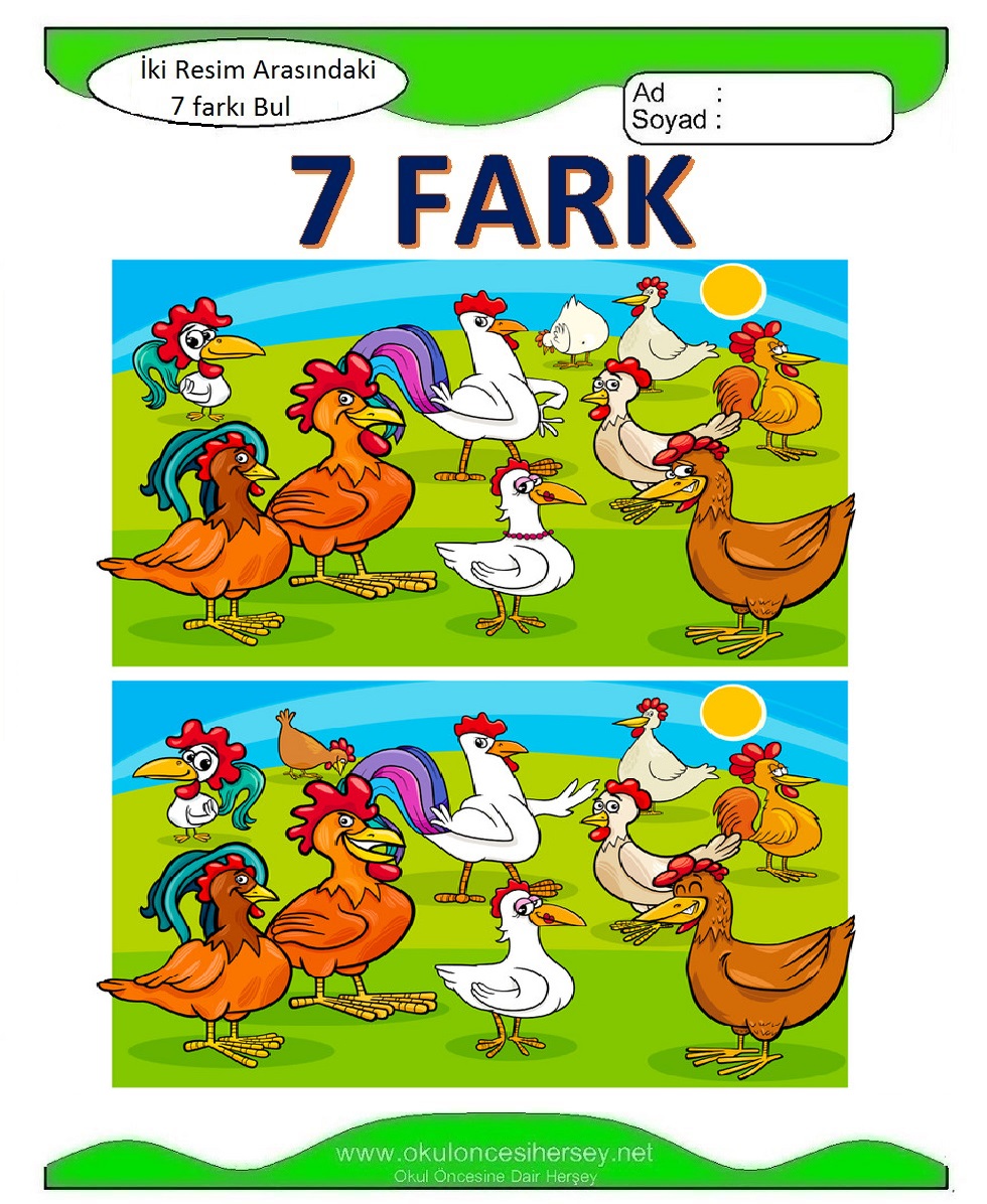 İki Resim Arasındaki Farkı Bul