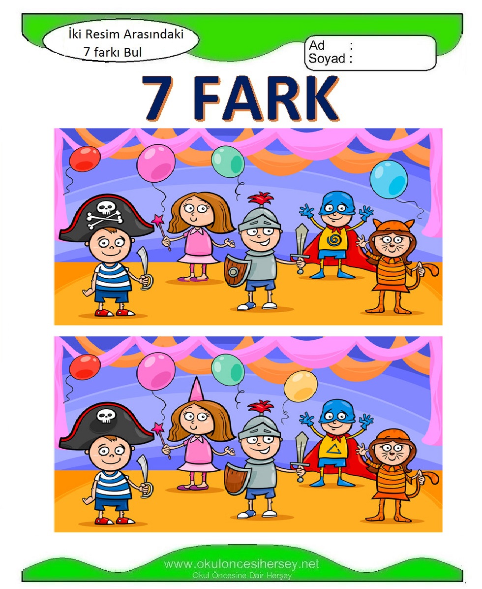 İki Resim Arasındaki Farkı Bul