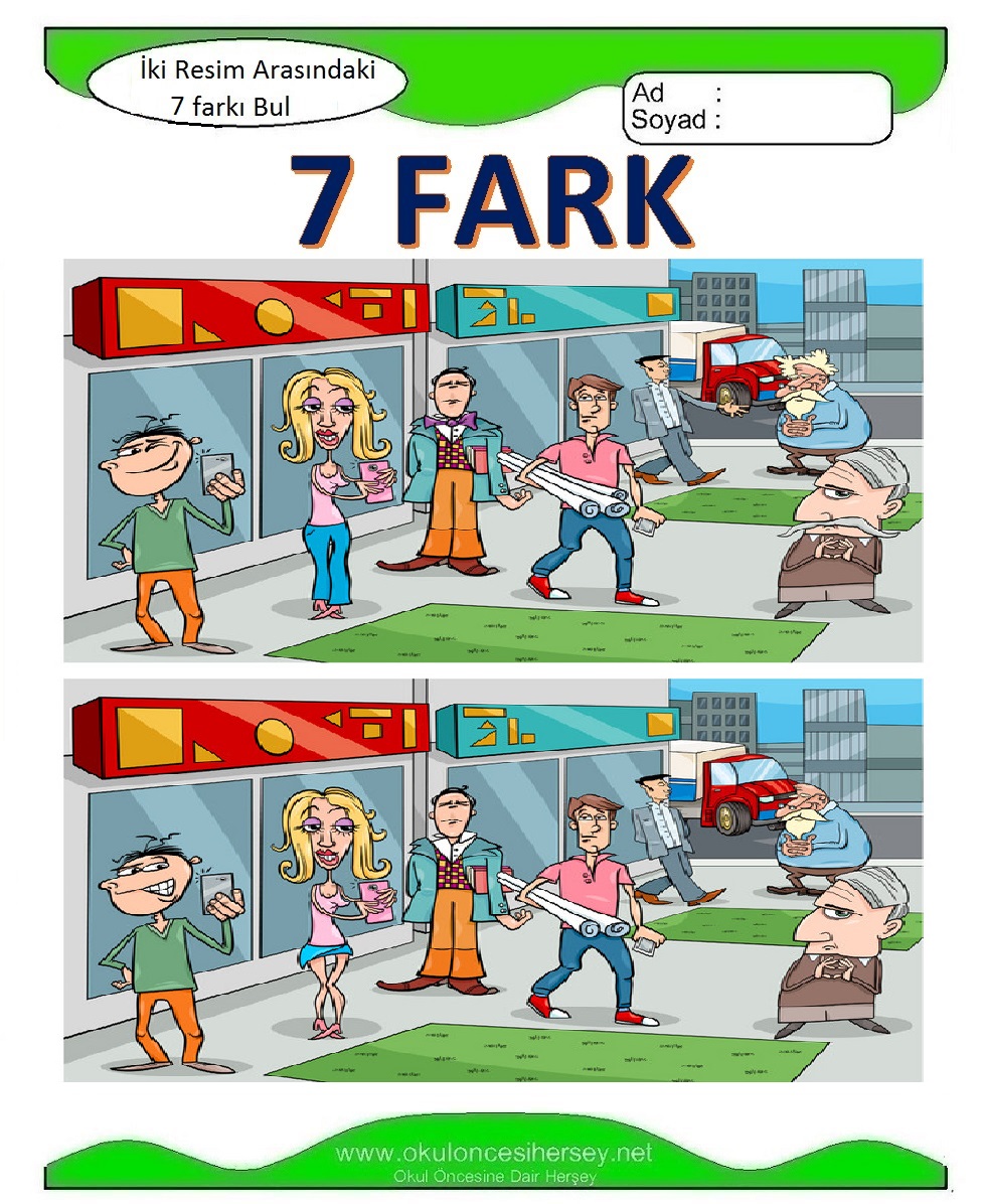 İki Resim Arasındaki Farkı Bul