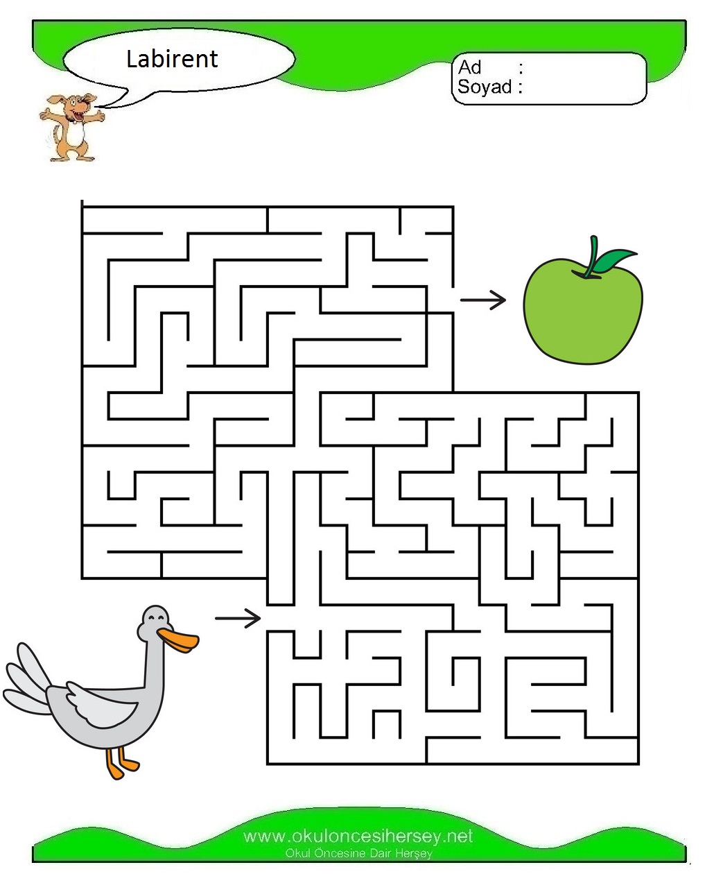 Labirent Bulmaca