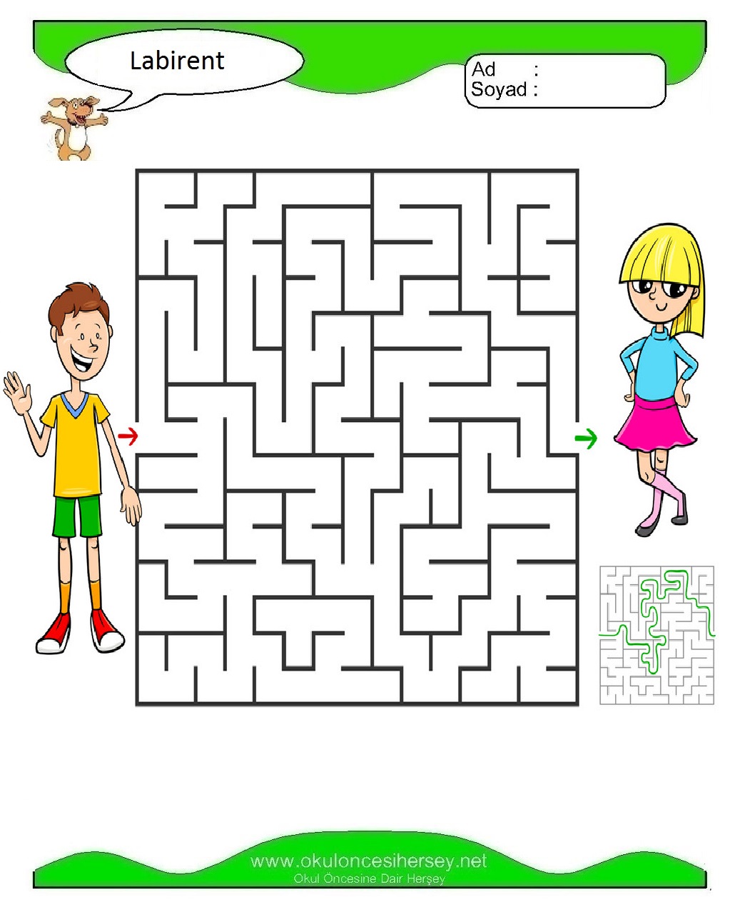 Labirent Bulmaca