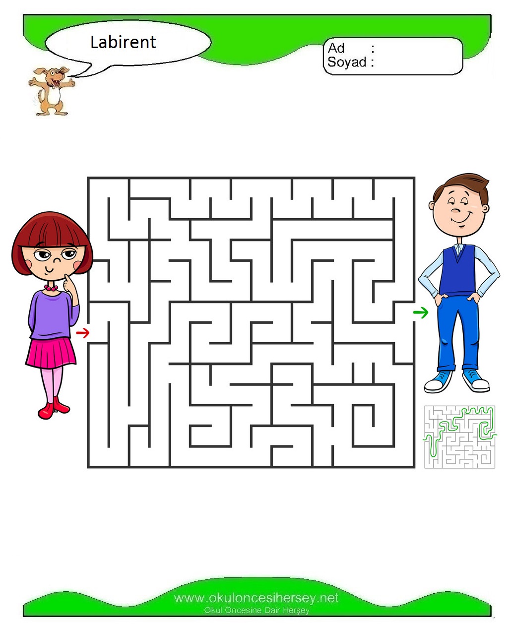 Labirent Bulmaca