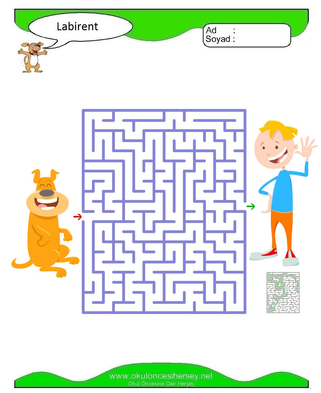 Labirent Bulmaca