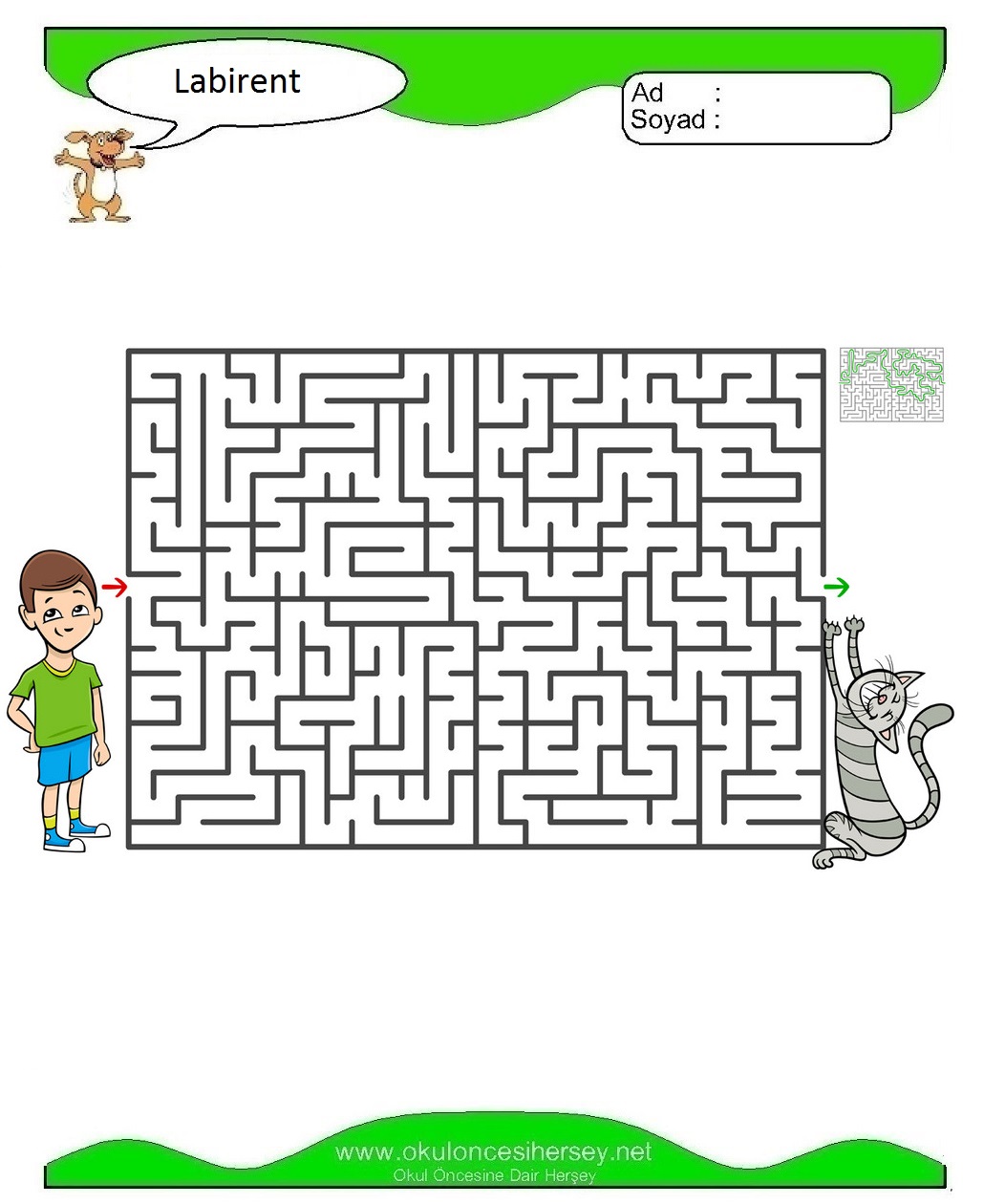 Labirent Bulmaca