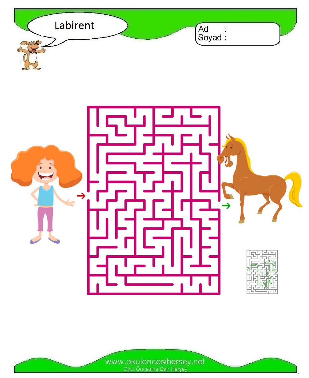Labirent Bulmaca