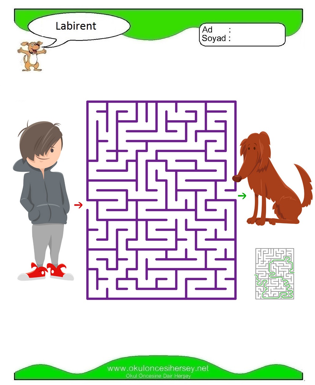 Labirent Bulmaca