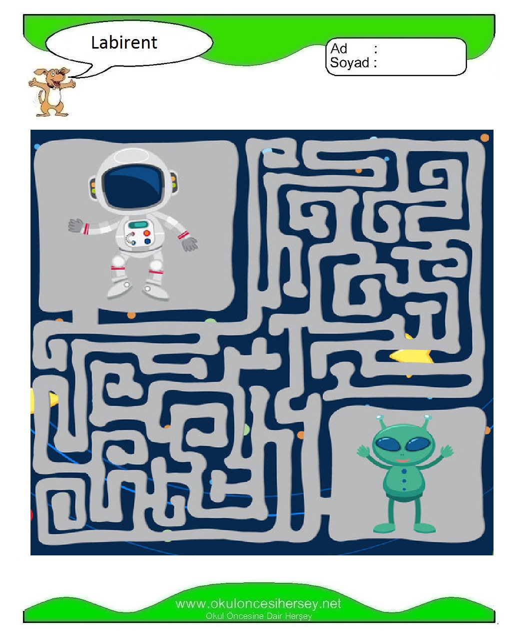 Labirent Bulmaca