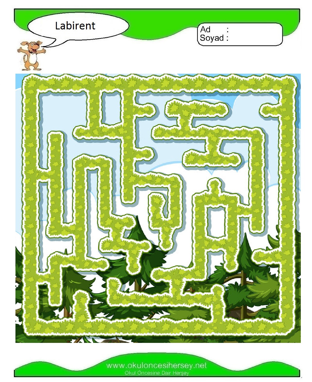 Labirent Bulmaca