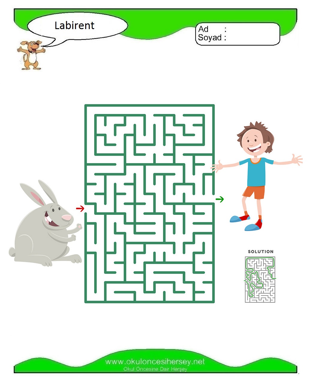 Labirent Bulmaca