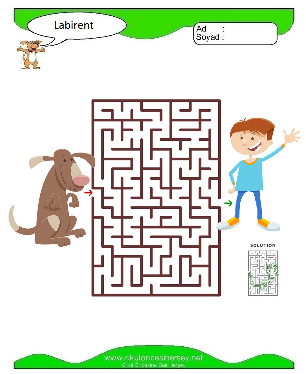 Labirent Bulmaca