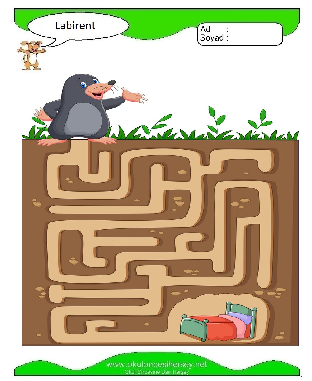 Labirent Bulmaca