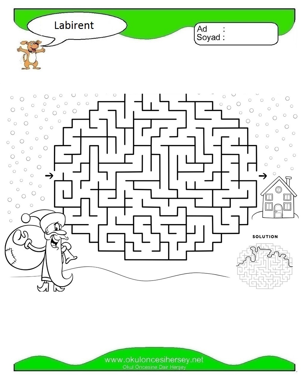 Labirent Bulmaca