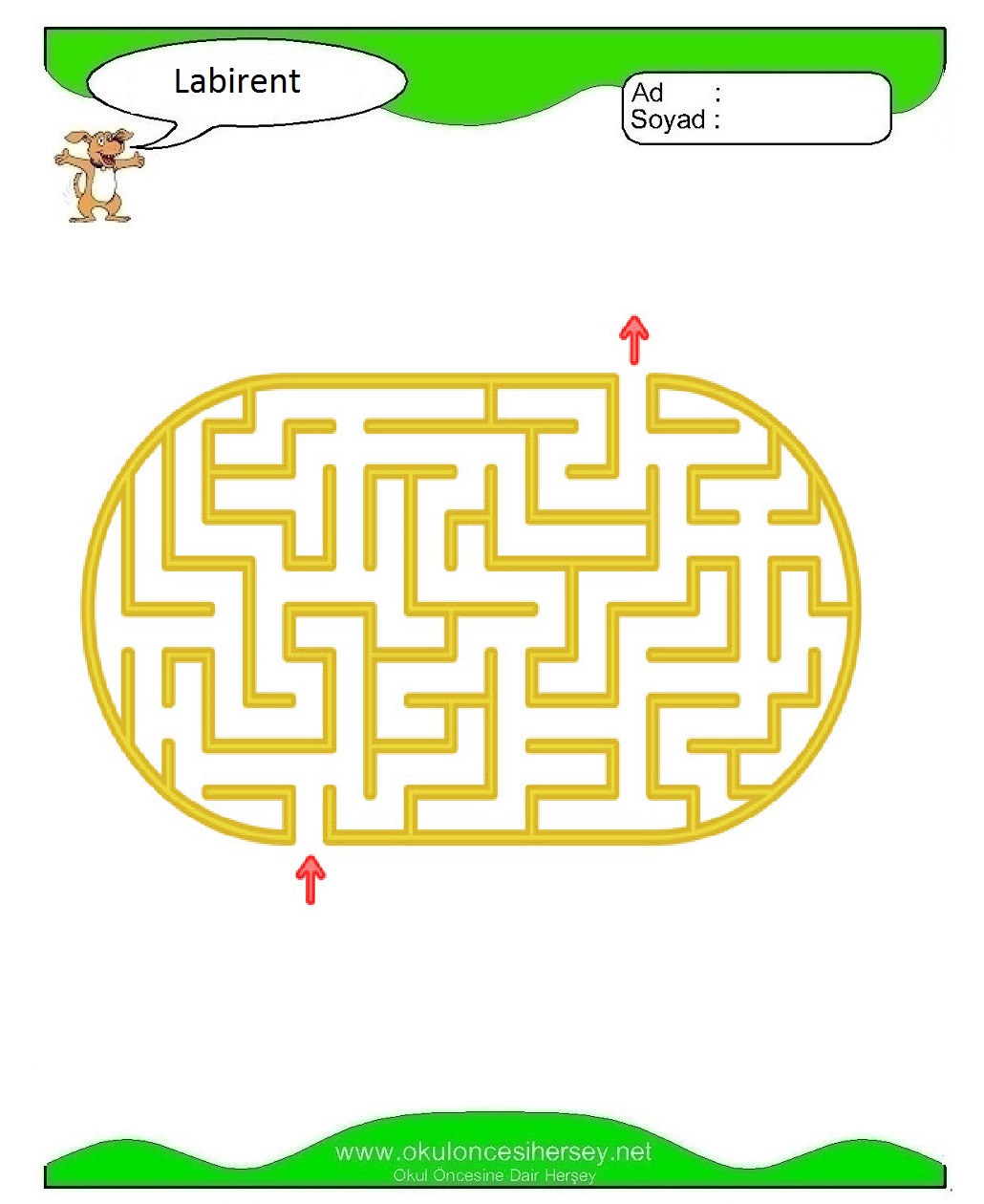 Labirent Bulmaca