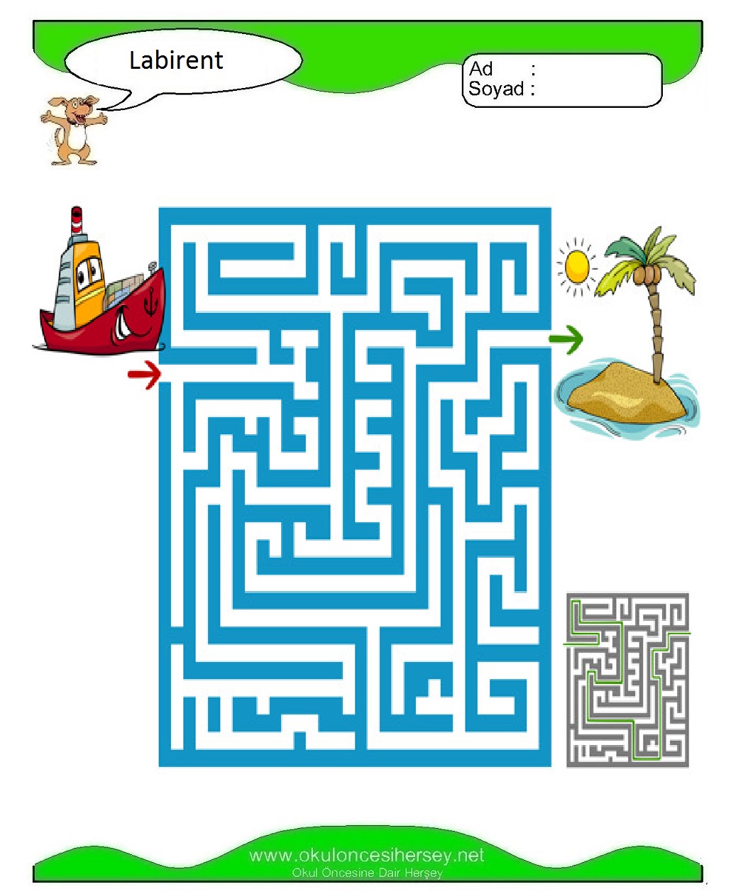 Labirent Bulmaca