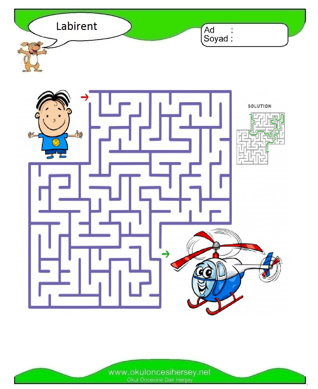 Labirent Bulmaca