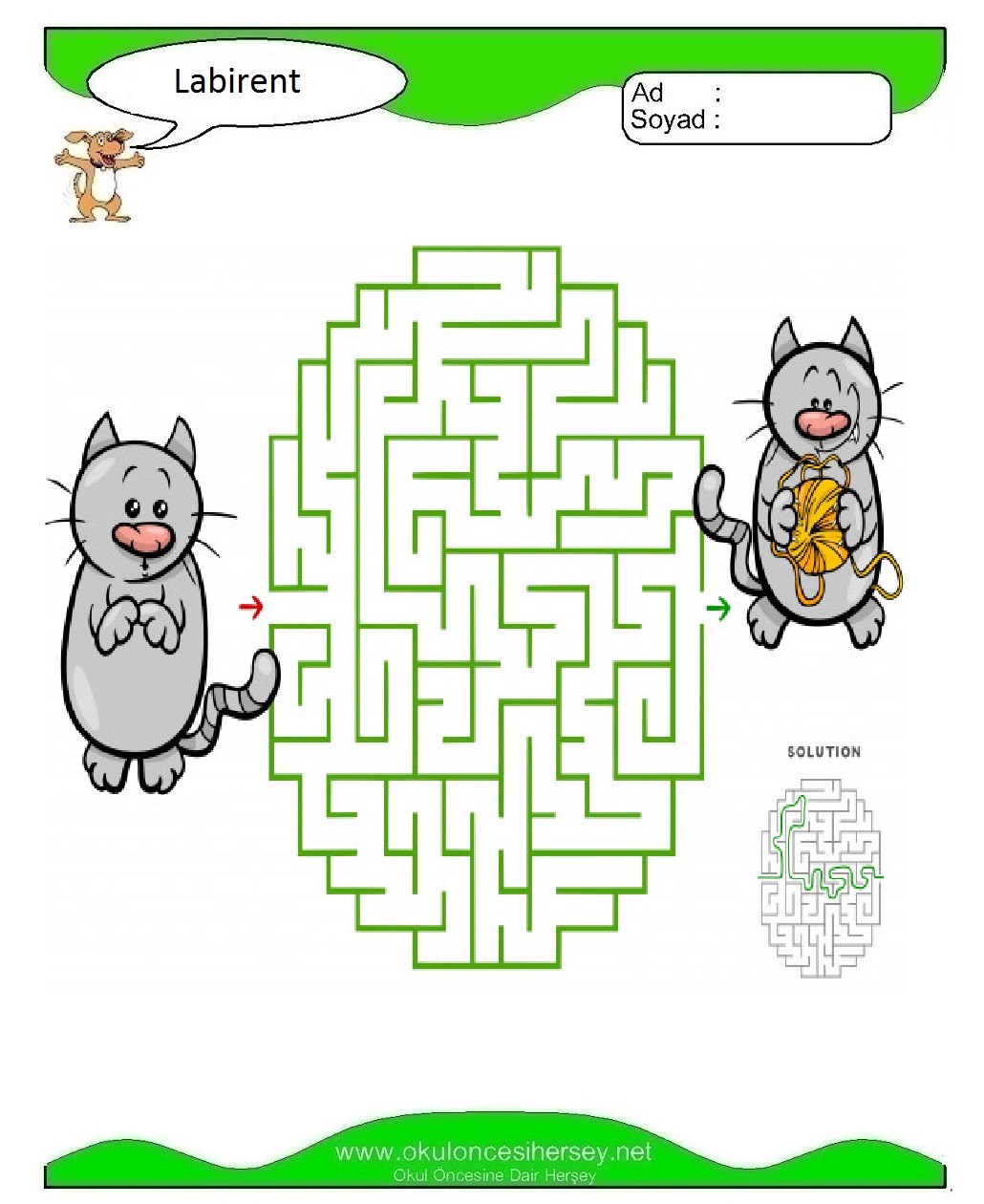 Labirent Bulmaca
