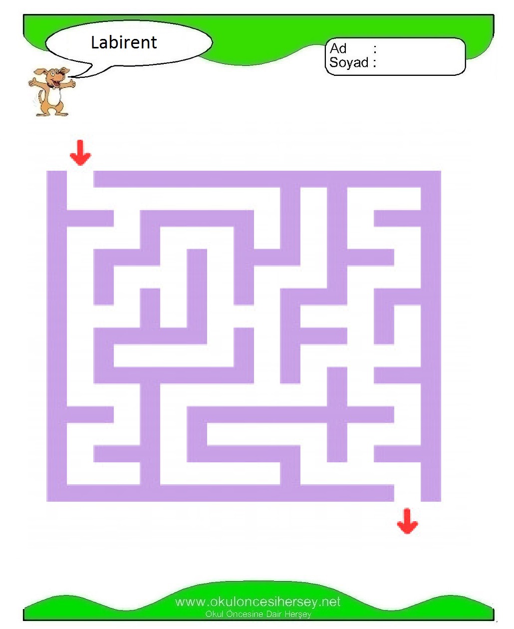 Labirent Bulmaca