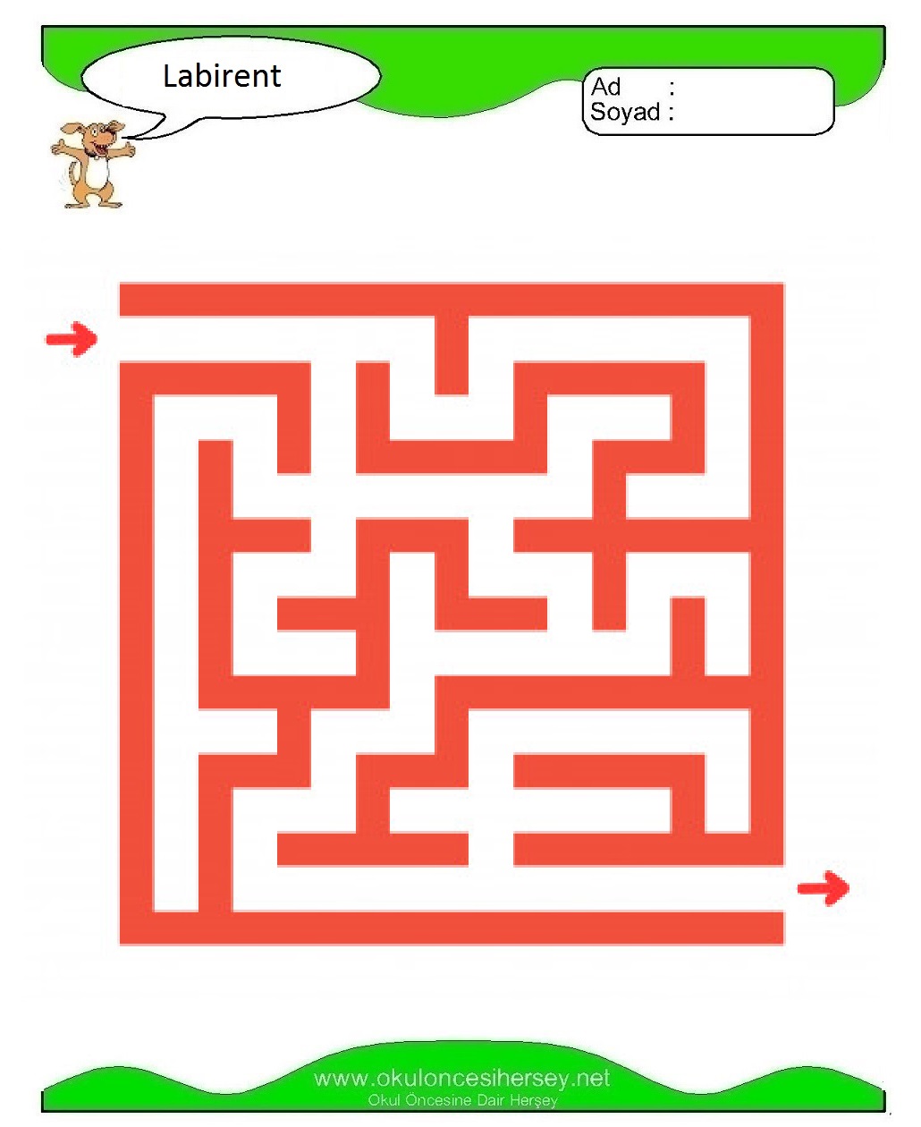 Labirent Bulmaca
