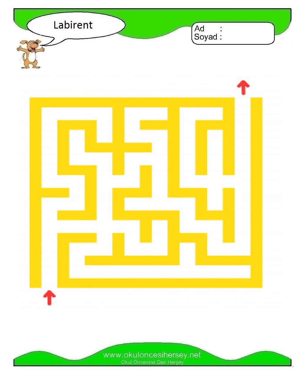 Labirent Bulmaca