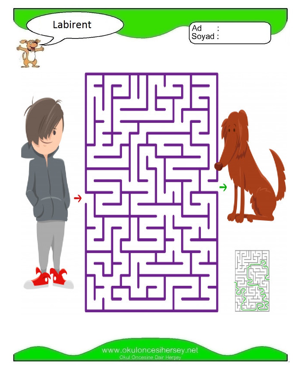 Labirent Bulmaca