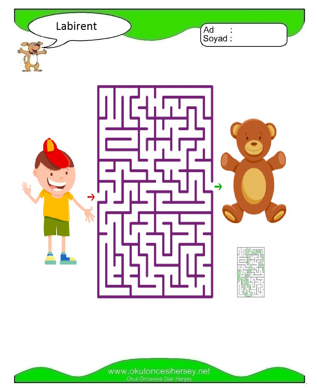 Labirent Bulmaca