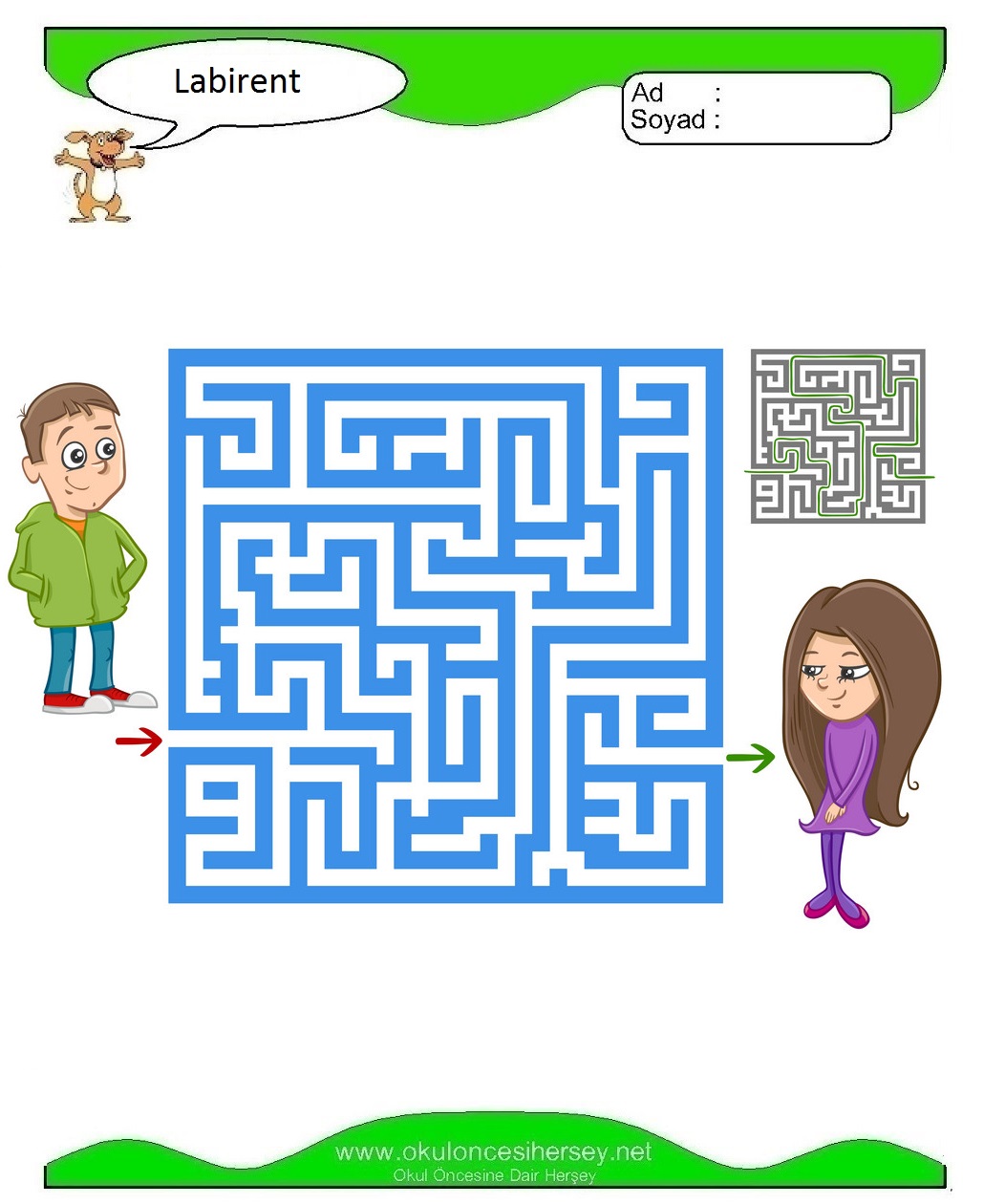 Labirent Bulmaca