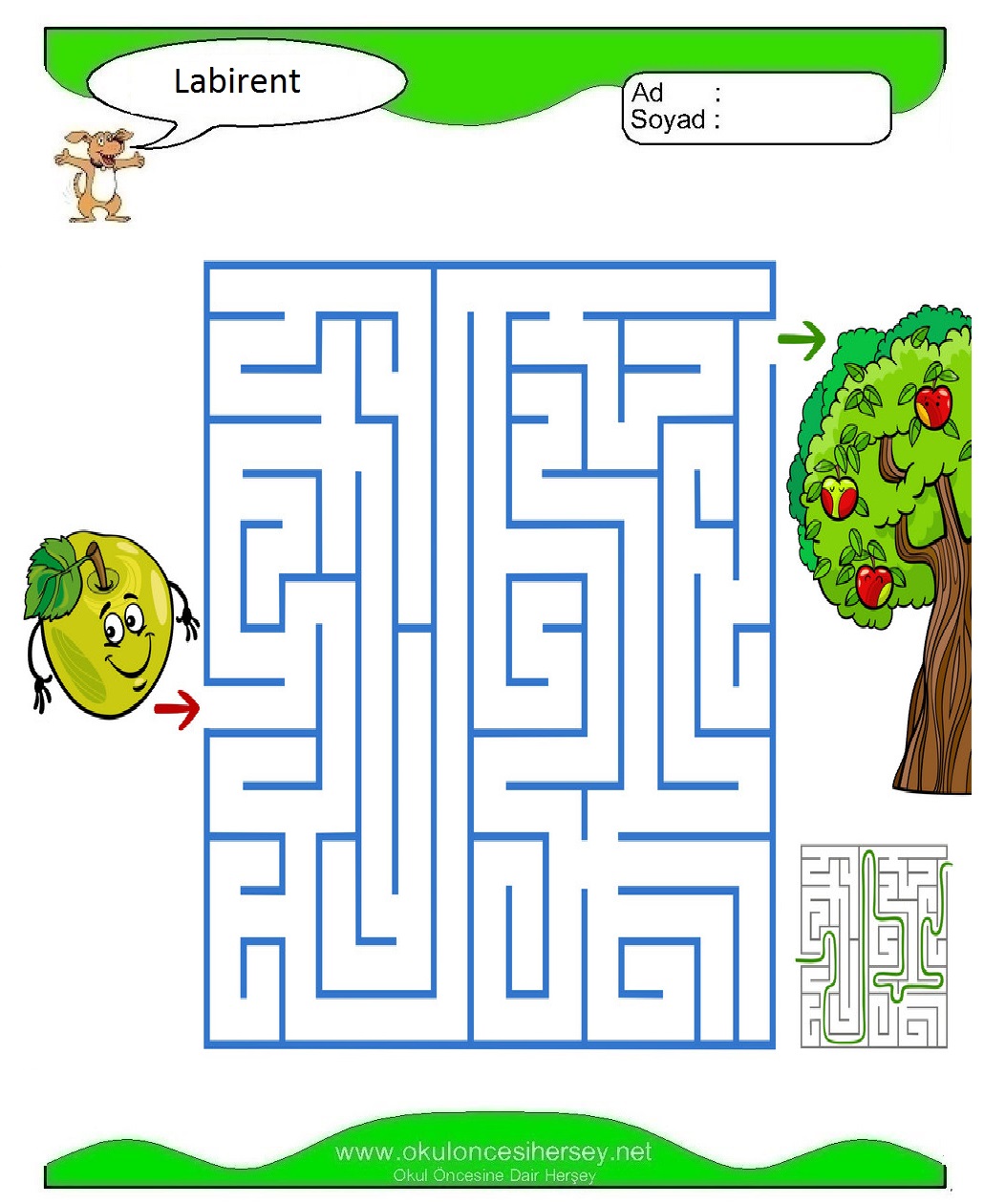 Labirent Bulmaca