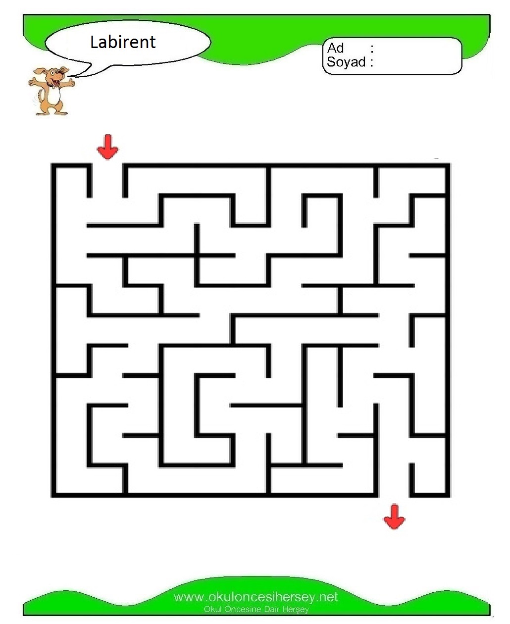 Labirent Bulmaca