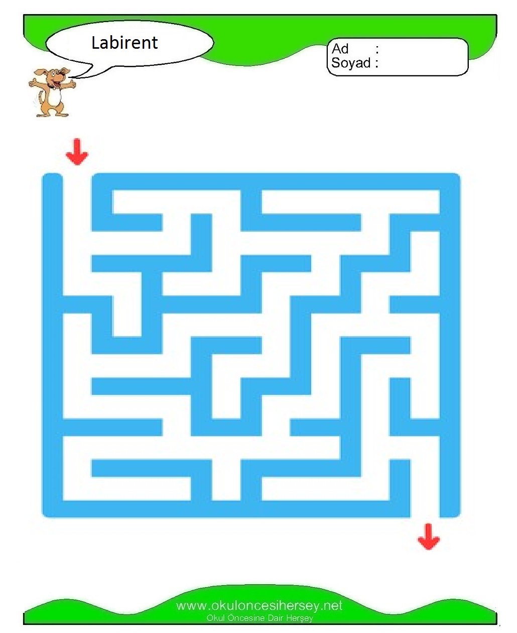 Labirent Bulmaca
