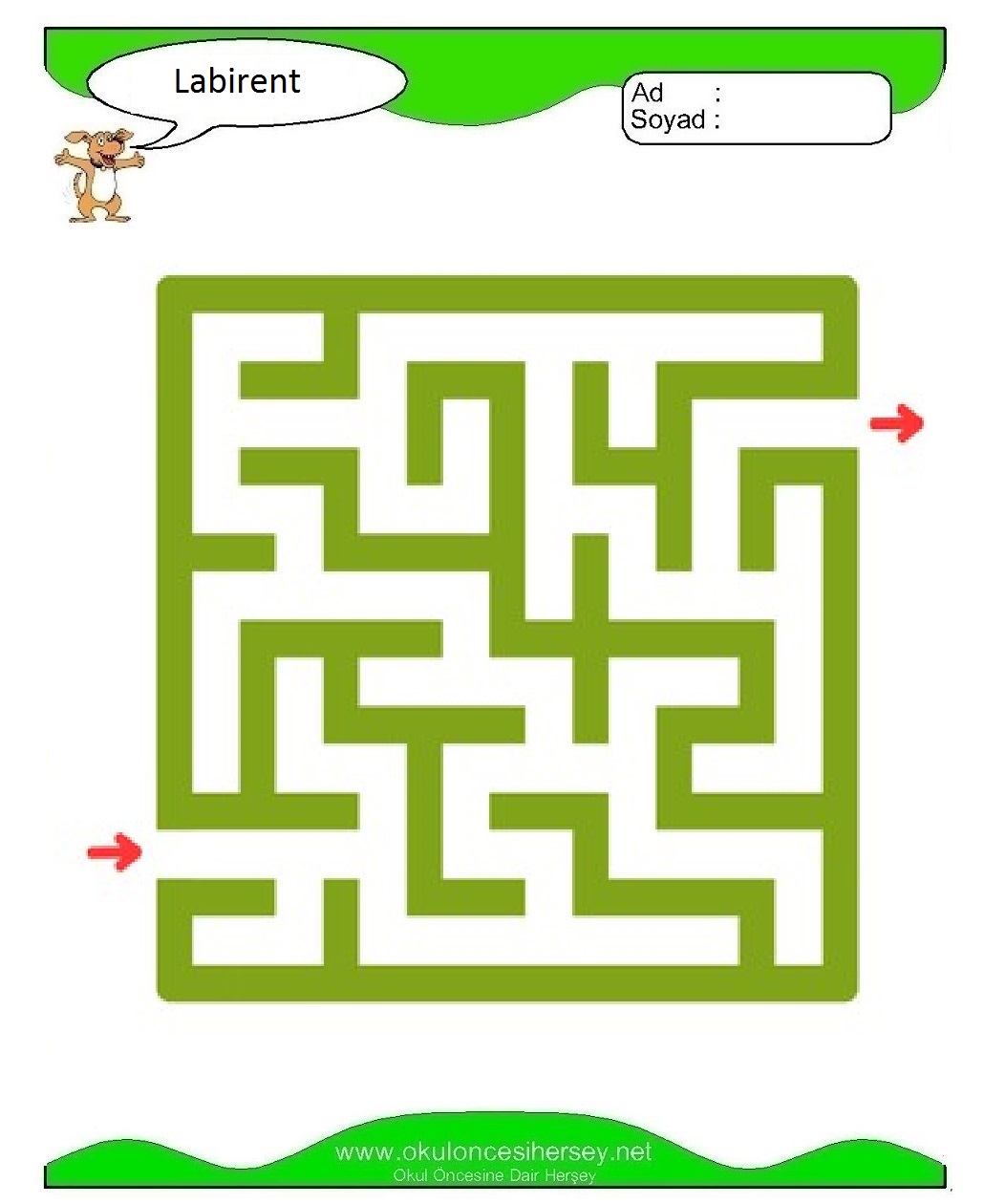 Labirent Bulmaca