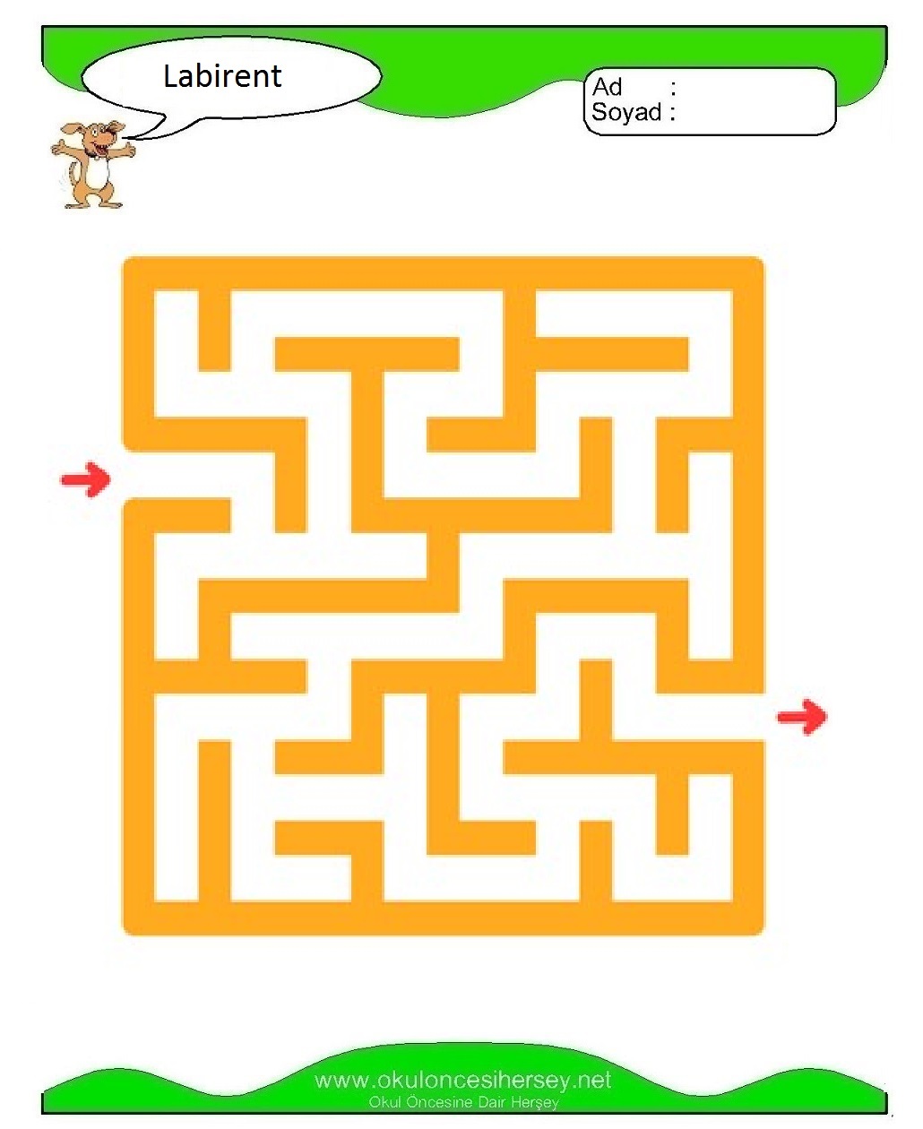 Labirent Bulmaca