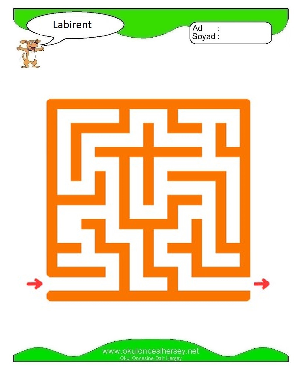 Labirent Bulmaca