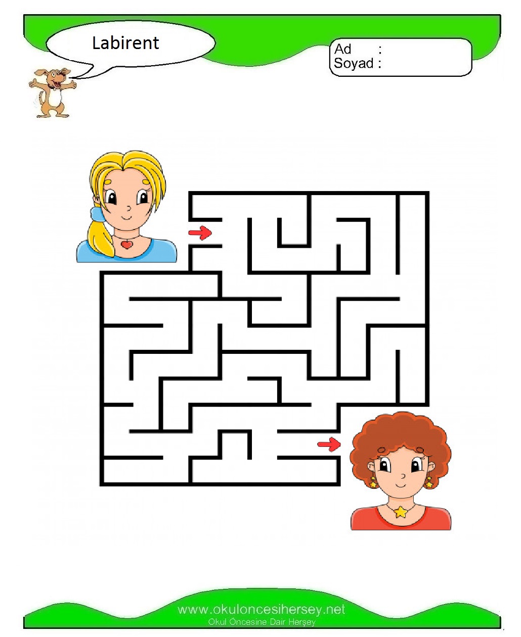 Labirent Bulmaca