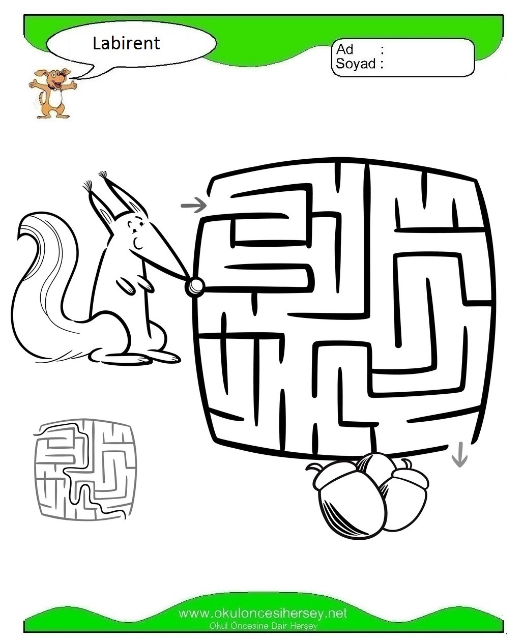 Labirent Bulmaca