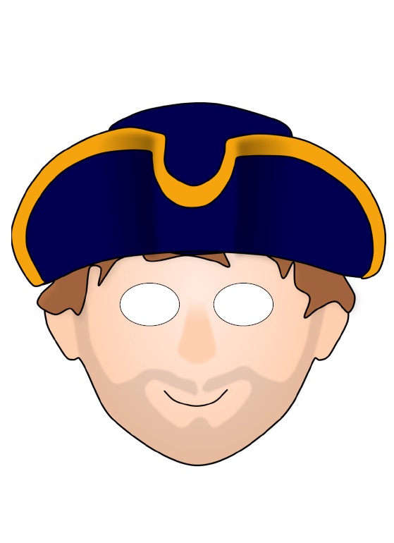 Çocuklar İçin  insan Hazır Maske Şablonları 