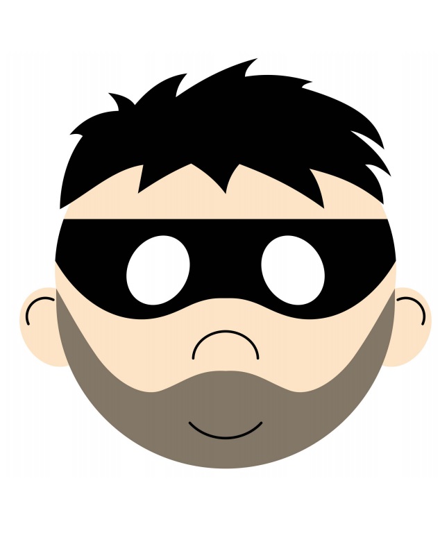 Çocuklar İçin  insan Hazır Maske Şablonları 