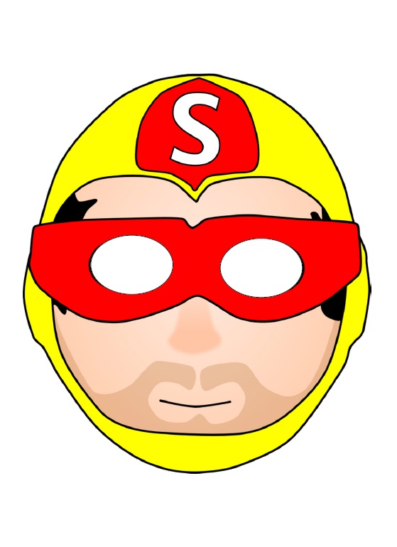 Çocuklar İçin  insan Hazır Maske Şablonları 