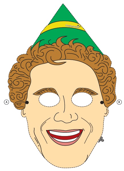 Çocuklar İçin  insan Hazır Maske Şablonları 