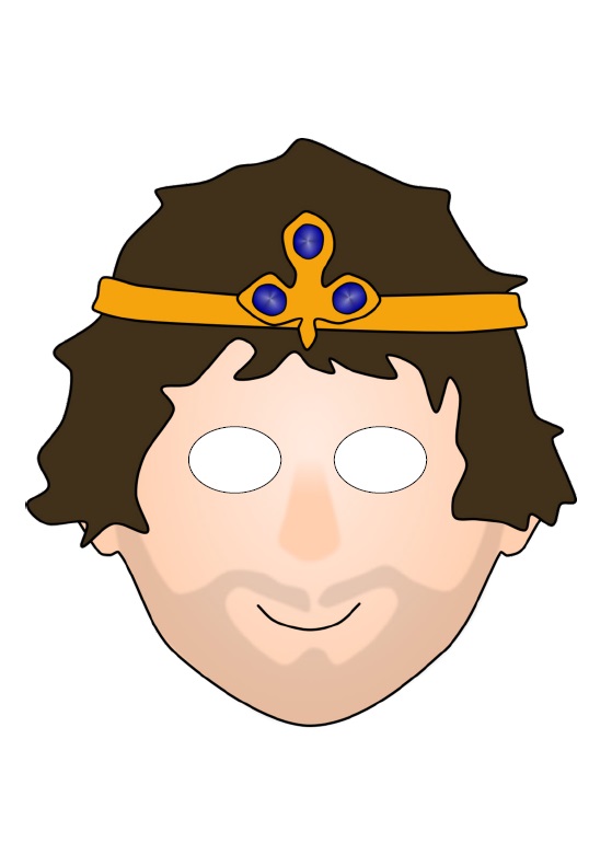 Çocuklar İçin  insan Hazır Maske Şablonları 