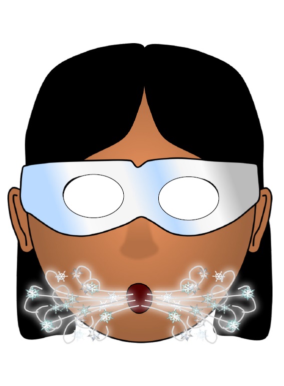 Çocuklar İçin  insan Hazır Maske Şablonları 