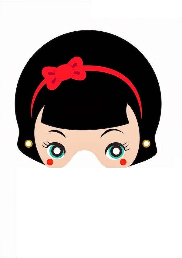 Çocuklar İçin  insan Hazır Maske Şablonları 