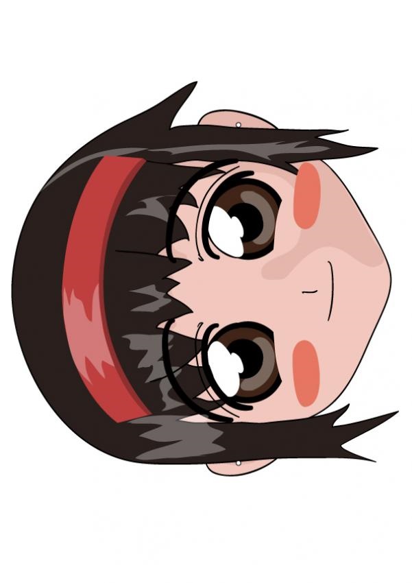 Çocuklar İçin  insan Hazır Maske Şablonları 