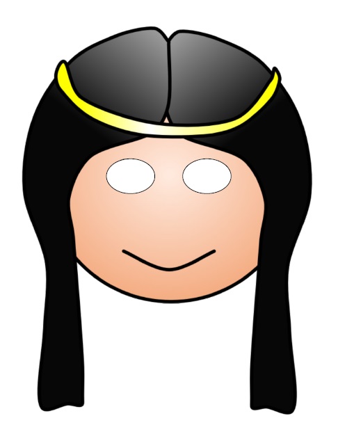 Çocuklar İçin  insan Hazır Maske Şablonları 