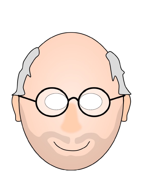 Çocuklar İçin  insan Hazır Maske Şablonları 