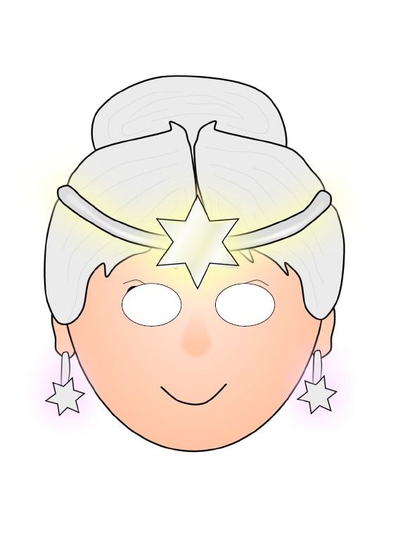 Çocuklar İçin  insan Hazır Maske Şablonları 